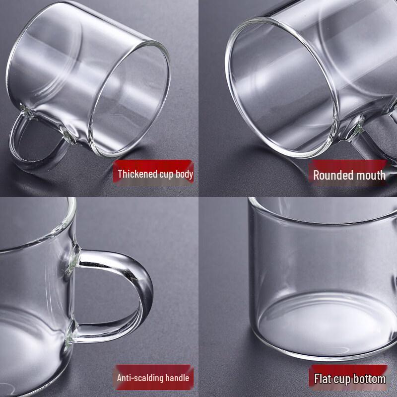 ZISIZ Transparent Glass Teacup