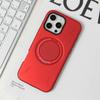 Wireless Charging Strong Magnetic 360° Rotating Ring Stand PU Leather Phone Case For iPhone 17 16 15 14 13 12 Pro tective Case