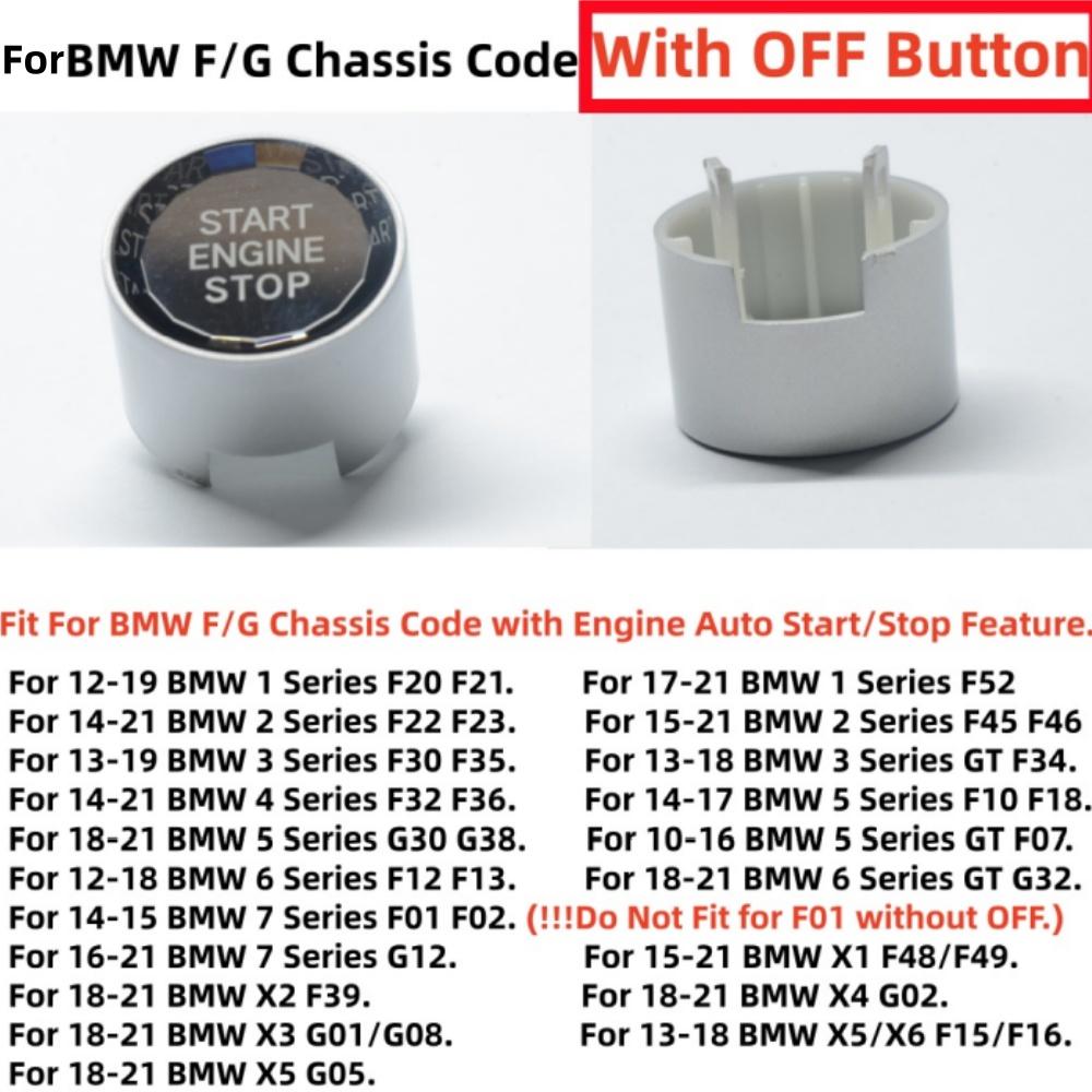 Auto MOTOR START STOP Schalter Knopf Abdeckung Für BMW 1 2 3 4 5 6 7 Serie F20 F21 F30 F34 F10 F18 F12 F01 F02 G01 G02 G12 G30 G32