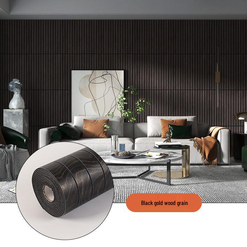 

3D Решетчатая Деревянная Самоклеящаяся Настенная Панель Декор Наклейка 40*300cm Self-adhesive Sealed Roll