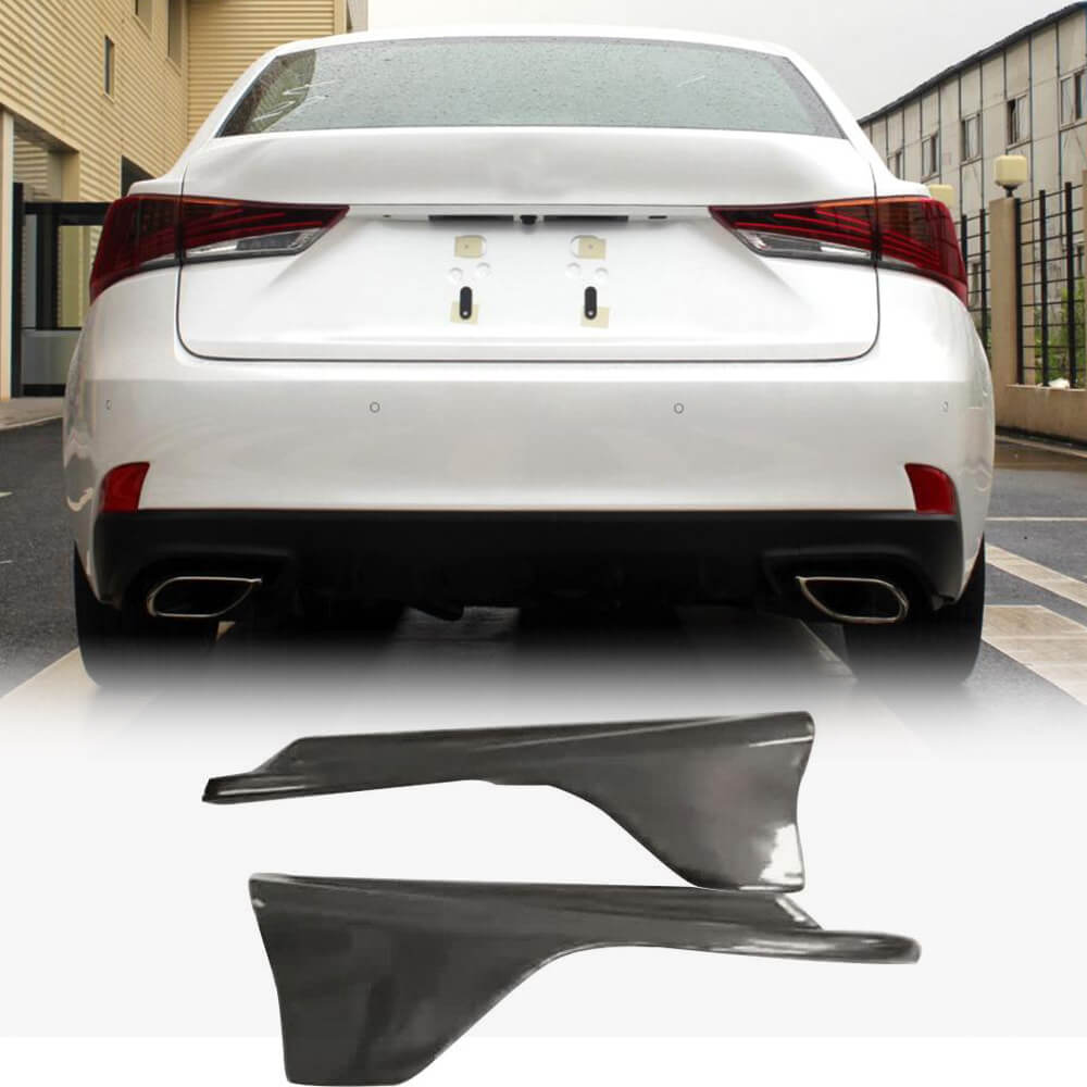 

Rear bumper pads Flap (for F-Sport Base 2016-2020, Carbon) for Lexus IS 2013-