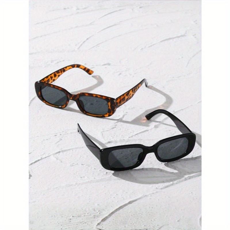 Women Geometric Leopard Retro Elegant Plastic Glasses for Party Decoration Beach Accessories for Women Glasses Shades