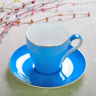 220ML, set tazza e piattino da caffè in porcellana d'ossa colorata, set tazze nespresso, tazze caffè termos tazza da caffè, set tazze cappuccino