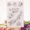 24TE Flower Vine Clear Stamp Seal Stamps Greeting Card Invitation Card for Home Festival Family DIY Embossing Crafts Supply