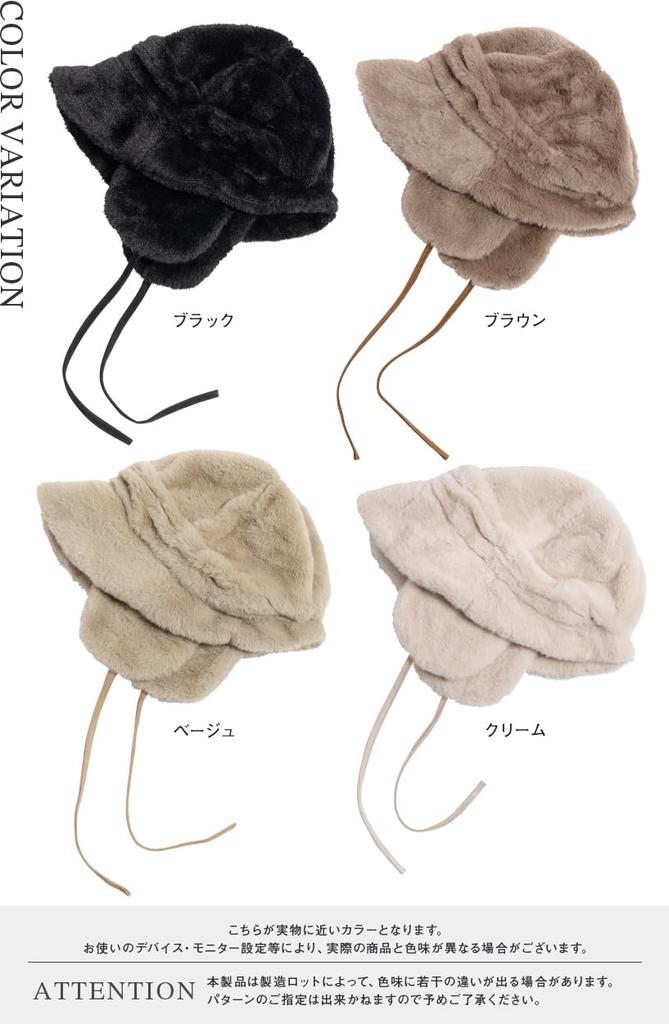 Faux Fur Amy Newsboy Cap with Large Long and Wide Light UV Adjustable Perfect for Fall and Winter Loo&c Women's 2-Way Ears, Size, Brim, 100% Blocking,