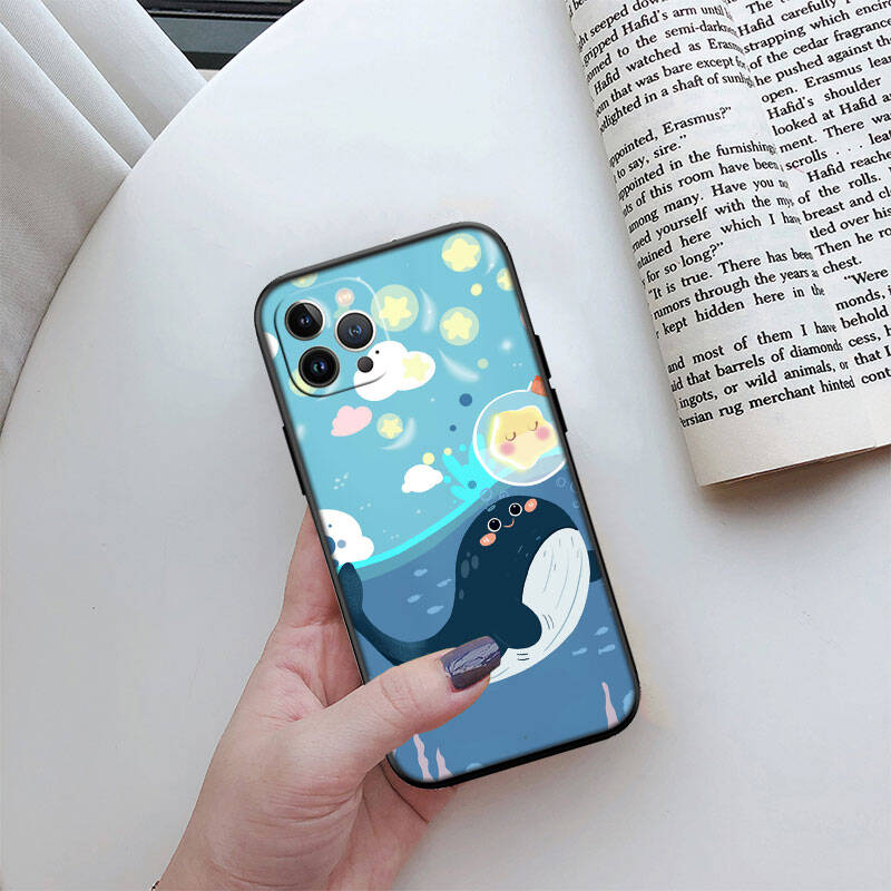RT47 Deep Sea Shark Whale Case for Samsung Note 20 10 S25 S26 Plus Ultra Lite FE A51 A52 A53 A71 A72 A73 M20 M30 M21 M31 M51 A11 A70 A56 A26 A27
