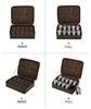 Retro Crazy Horse Cowhide Leather Watch Box - 10-Slot Handcrafted Storage for Wristwatches