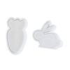 Rabbits Carrot Tray Silicone Moulds Resin Tray Molds for Epoxy Resin Candle Holder Jewelry Storage Tray Home Decoration