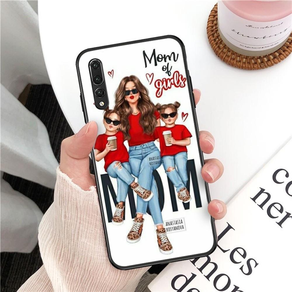 Super Mom MaMa Fundas Phone Case For Huawei P 8 9 10 20 30 40 50 Pro Lite Psmart Honor 10 Lite 70 Mate 20lite