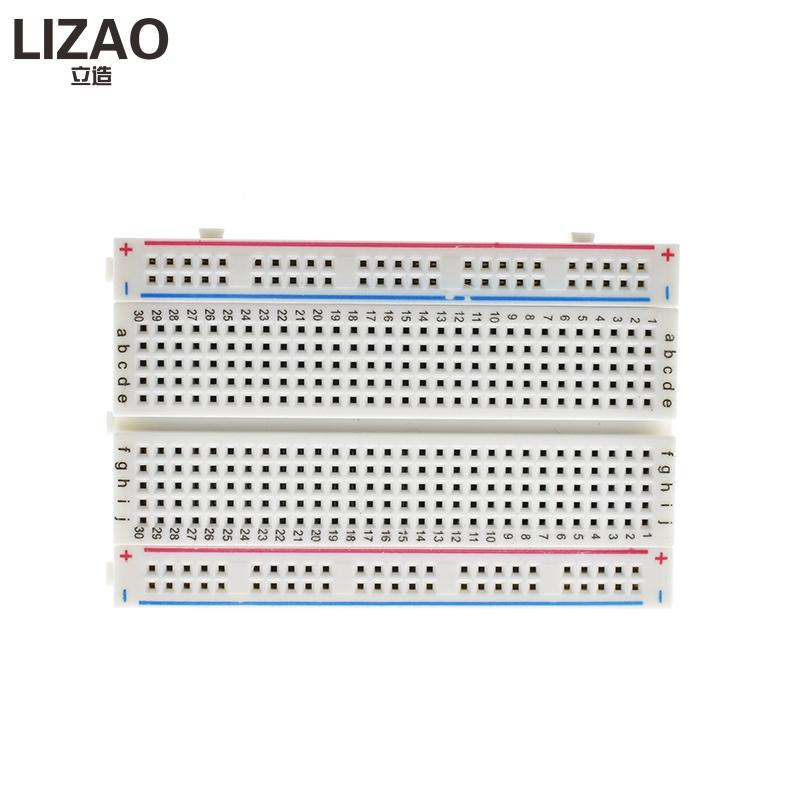 

SYB- 400 Points Breadboard 830 points Breadboard MB-102 Solderless PCB test Board 400 Hole Breadboard MB102 Test Develop DIY