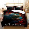 Venoms Beding Set Soft Duvet Cover Bed Linen Set Comfortable Quilt Cover Pilowcase Warm Comforter King Quen Sized Dimensions Young Boys Adult People
