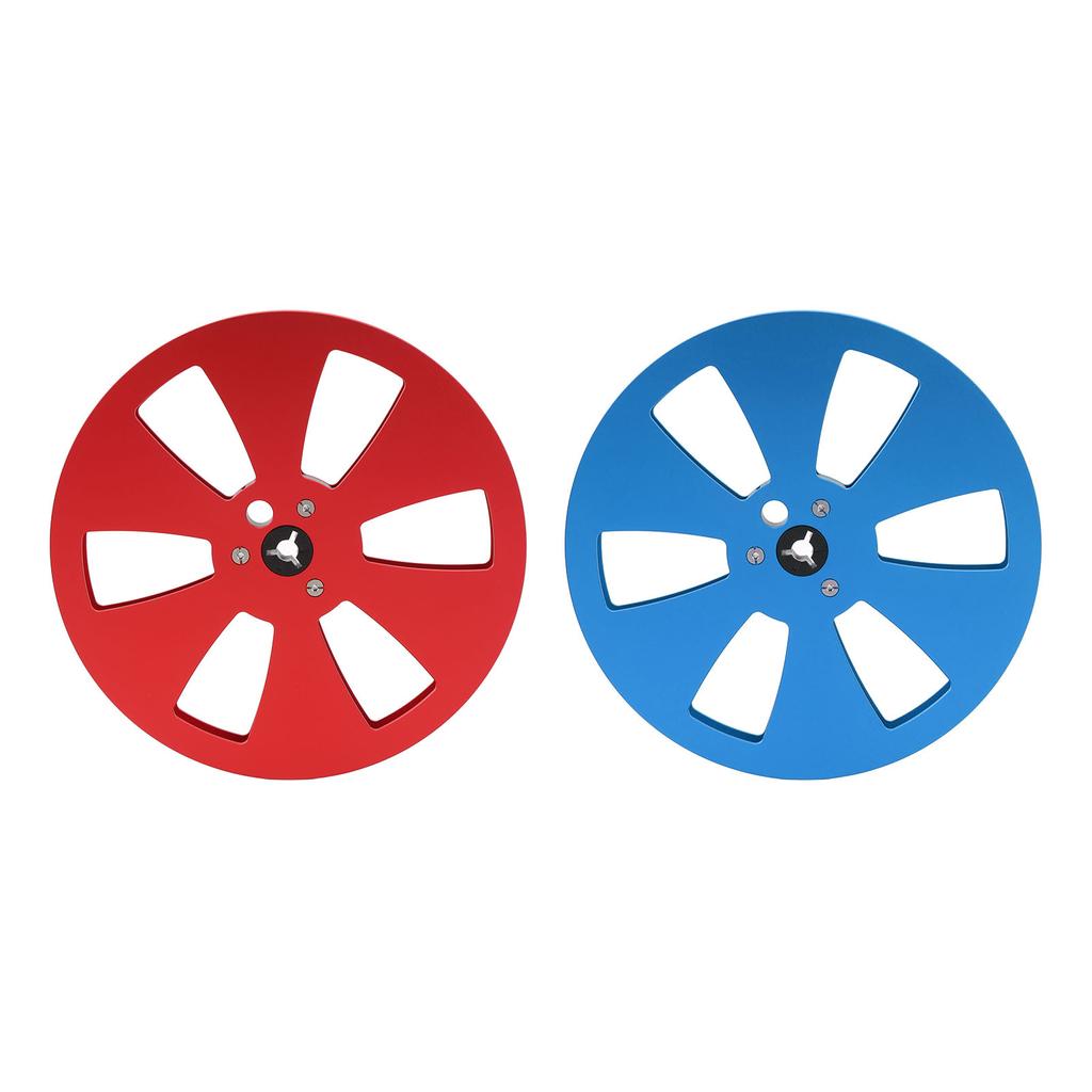 1/4 7 Inch Empty Tape Reel 3 Holes Aluminum Alloy Universal Fit Open Reel Sound Empty Takeup Reel fo
