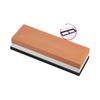 Double-Sided Oilstone Strips Whetstone Set with Base, Household Kitchen Knife Sharpening Stone, Outdoor Tool Polishing Stone