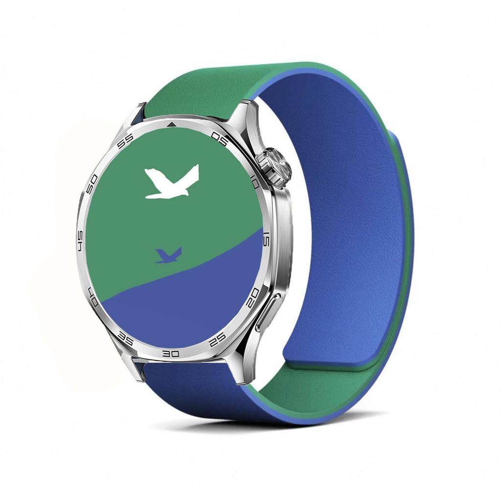 18mm 20mm 22mm Silicone Magnetic Band for Huawei Watch GT6/5 GT6/5Pro GT3 46mm Sport Strap for Samsung Galaxy Watch 7 6 5 4