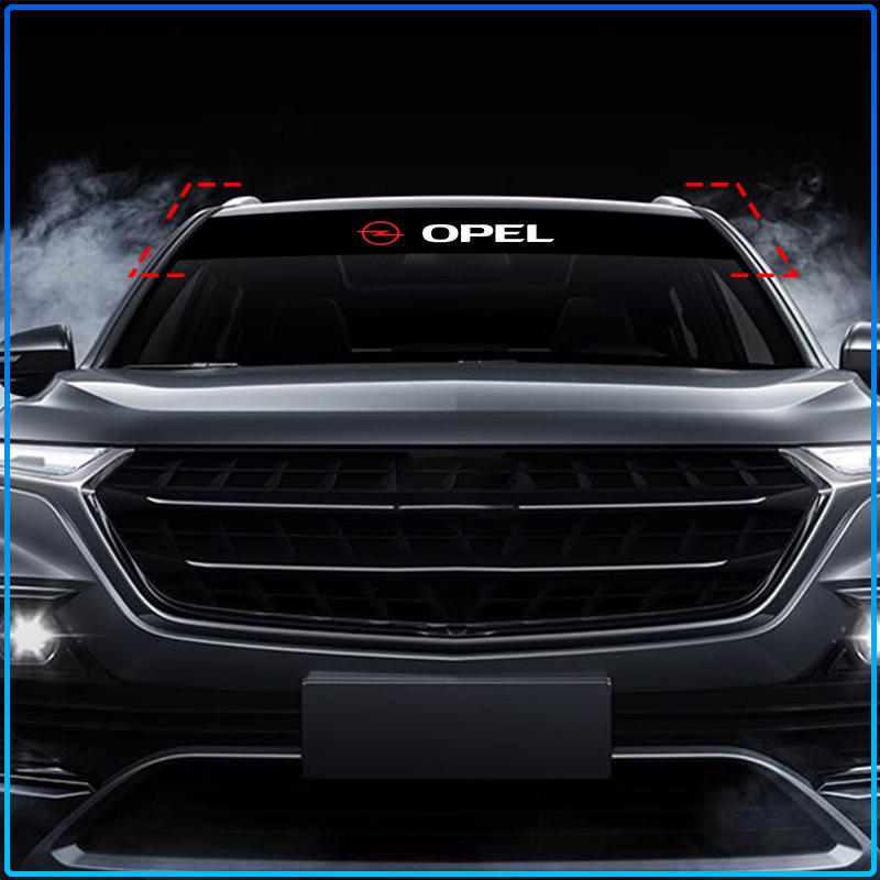 Car Front Windshield Stickers Front and Rear Decorative Decals Sticker For Opel Astra C G H Insignia J K Zafira B Corsa Vectra C Corsa C