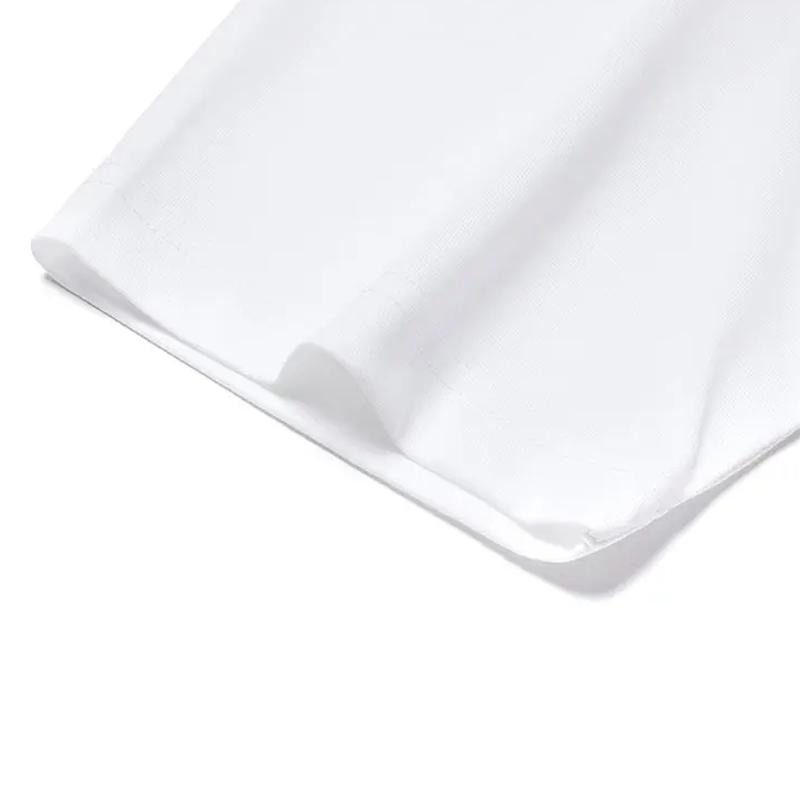 Li-Ning Gradient Logo Print Fashion Loose Versatile Round Neck Short Sleeve T-Shirt Casual Sports Set Unisex Tops YHST171-1+YKSV197-2