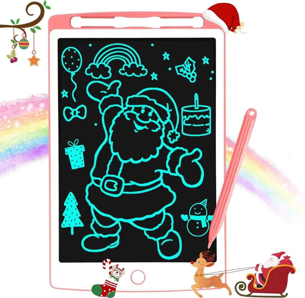 POLICRAL 8.5 Inch Electronic LCD Writing Tablet Plastic Drawing Board 2-4 Years Children Graffiti Doodle Pad Scribble Toy