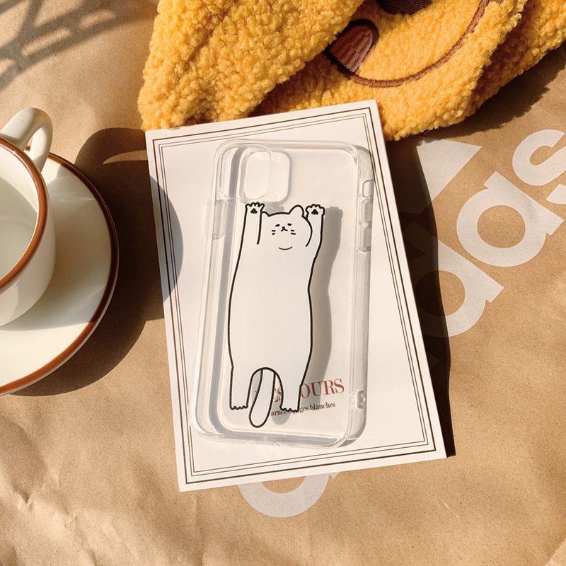 

Чехол для телефона с мультяшным котом для Apple 15/14/13/12/11/Pro/ProMax/XS Max/XR/XS/X. 13