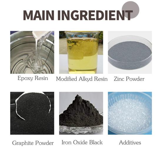 Konvertor rzi se štětcem Dlouhotrvající ochrana Kov Antikorozní nátěr Multifunkční příslušenství pro ošetření rzi