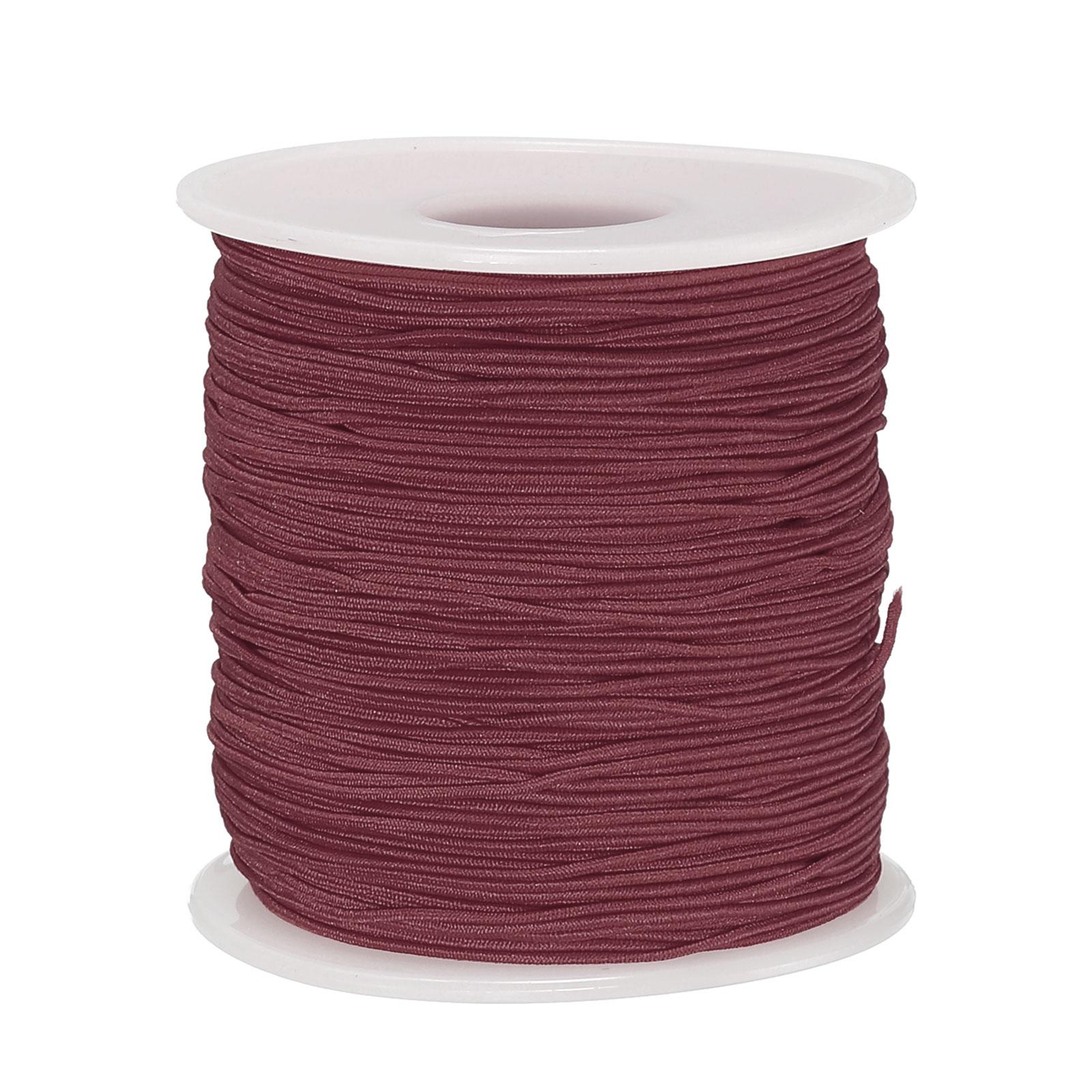 

Uxcell Elastic Cord Stretchy String 0.8mm 109 Yards for Crafts Jewelry Making Bracelets Necklaces Beading DIY темно-коричневого