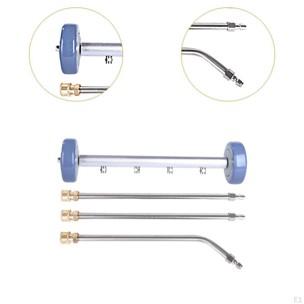Pressure Washer Undercarriage Cleaner 4000 PSI Practical Professional Premium with Extension Rods
