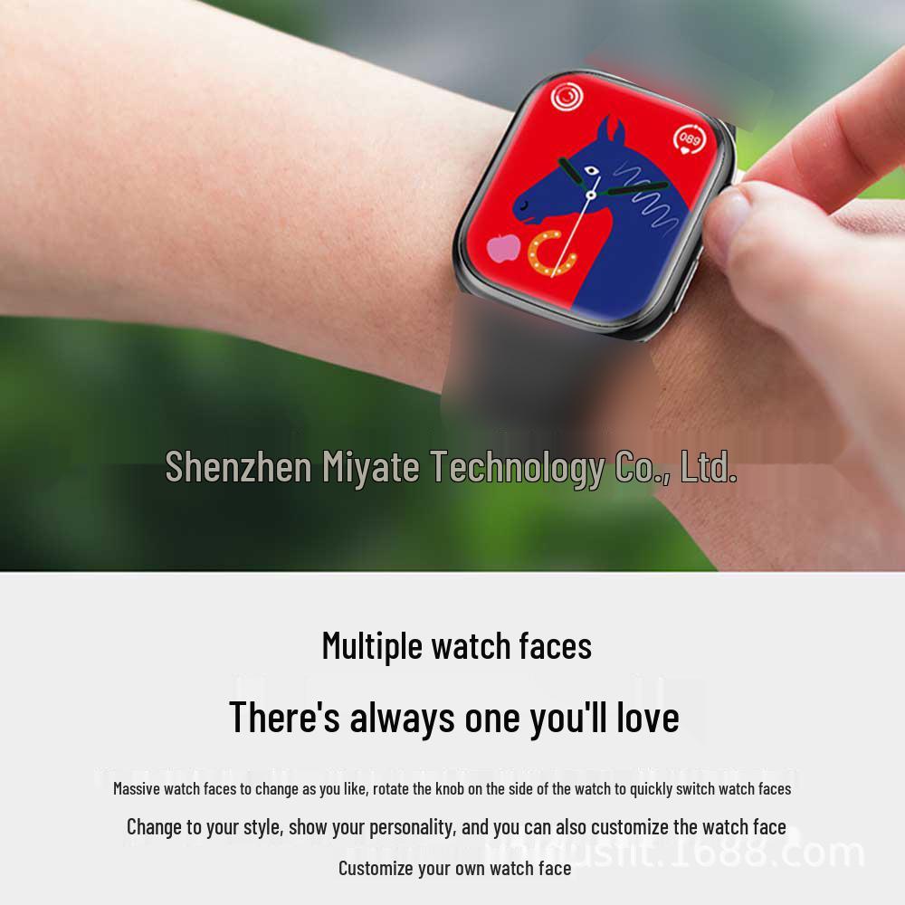 T900 PRO MAX L Smartwatch: S9 Heart Rate, Blood Pressure, Oxygen Monitoring, Sports Bracelet, Bluetooth Calls.