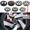 2026 Hot For VOLKSWAGEN VW 4Pc 55mm 65mm VW Car Styling Wheel Center Cap Hub Covers Badge Accessories For Volkswagen R GTI Golf