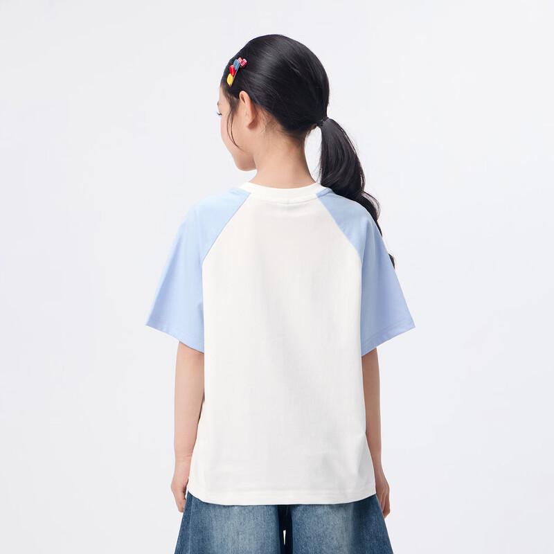 Xiao Yin Man Girls' Antibacterial Ice-Feel Cotton T-Shirt