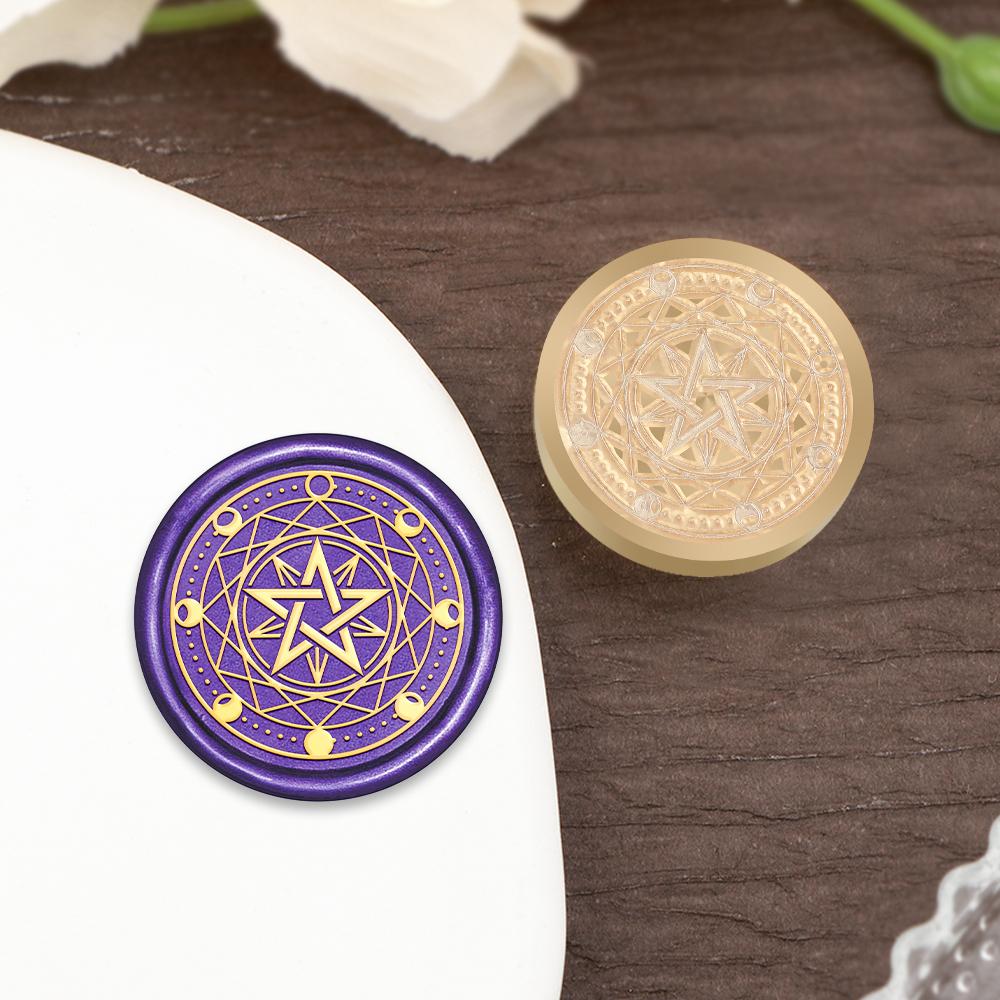 

Хэллоуин Таймер Череп Дерево Сургучная печать, Солнце и Луна Сургучные печати Сменные латунные штемпельные головки для украшения подарков