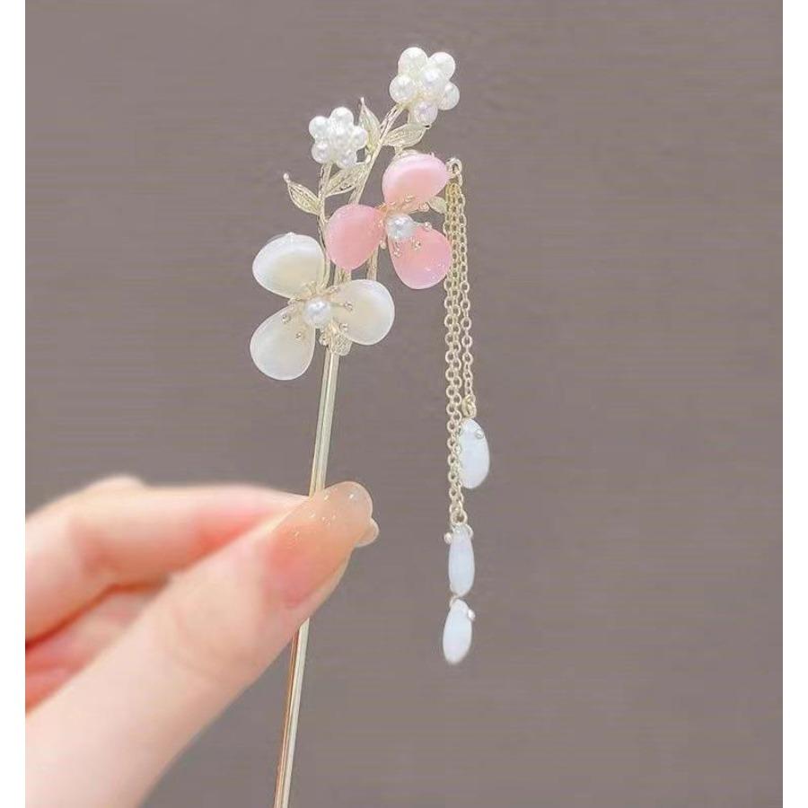 

Классические китайские заколки для волос для женщин, бабочка, цветок, звезда, свежие, ручной работы, шпильки, шарм, ювелирные аксессуары, украшения для волос