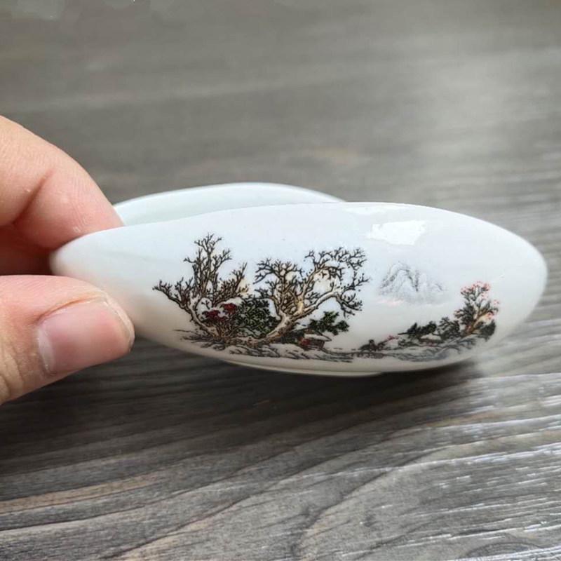 Dehua Porcelain Tea Scoop and Spoon with Logo Customization - Tea Ceremony Accessory