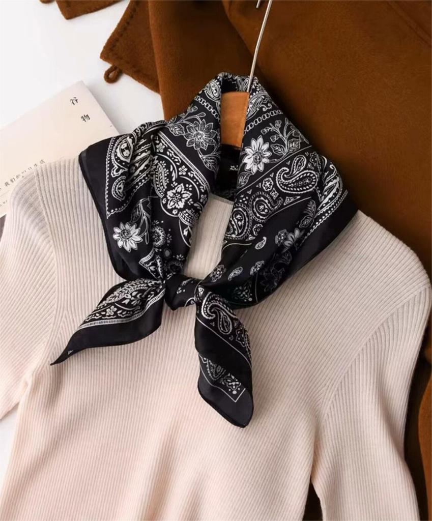 Fashion 100% Real Silk dot Scarf Women Shawls Wraps for Ladies Neckerchief Foulard Scarves Pashmina Female Hijab Bandana