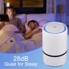 Desktop Air Cleaner Air Purifier with HEPA & Carbon Filter 25dB Low Noise USB Power Household Effective Purification