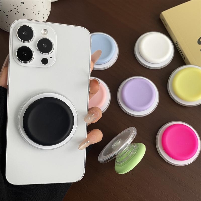 Farbblock-Macaron-Handyhülle mit MagSafe-Magnetischer Halterung und Hautgefühl-Silikon.