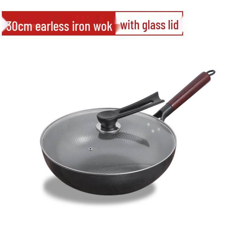 Saintbed Hand-Forged Non-Stick Iron Wok