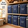 Extra Large Handle Clothes Storage Bag Organizer with Reinforced Handle for Blanket Comforters Bed Sheets Pillows Toy