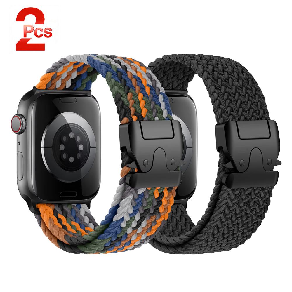 Parachute Straps for watch 11 10 Band 46mm 42mm 45mm Ultra 3 49mm 44mm 41 Braided bracelet correa iWatch Series 9 8 SE 6 7