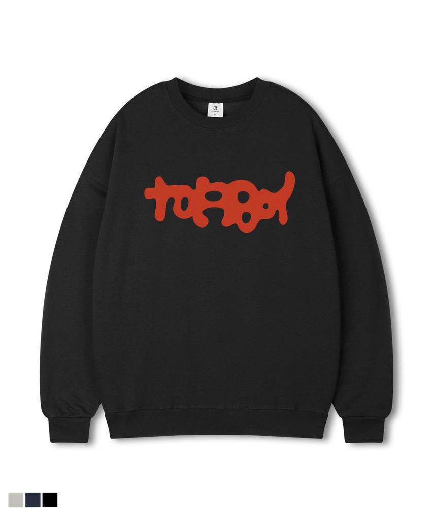 TOPBOY Balloon Oversized Printed Sweatshirt