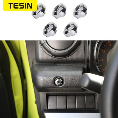 TESIN Car Center Console Armrest Decoration Screw Interior Parts Nuts Bolts Accessories For Suzuki Jimny   