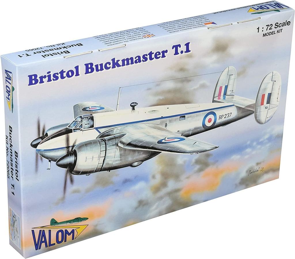 VALOM British Bristol Buckmaster Trainer Plastic Model Kit CV72065 1/72 T.1 Twin-Engine