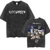 Alex Warren Little Orphan Alex Live Tour  Graphic T Shirt Mens Clothing Vintage Washed Tshirts Casual ONeck Loose Tshirt