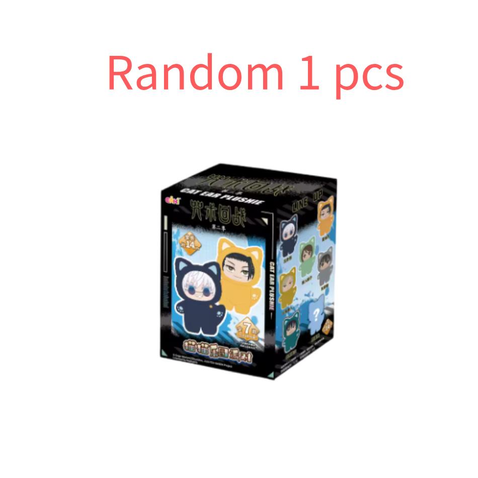 

Оригинальный Eaki Jujutsu Kaisen Сезон 2 Кошачий парк Вечеринка Годжо Сатору Плюшевая кукла-подвеска в виде модели в слепой коробке Коллекция подарков