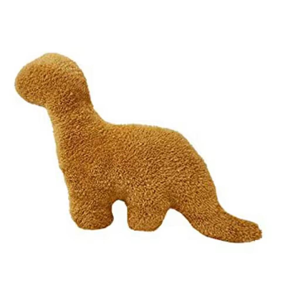 Kids 30CM Simulate Plush Dino Nugget Pillow Baby Sensory Toys Soft Stuffed Animal Dinosaur Chicken Block Doll Plush Toy Gift