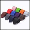 [White Fang] Plain Polyester Tie, Accessory, Suit, Stylish, Casual, Men's NC049 (Navy)