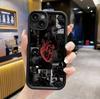 Heart Personality Applies To Iphone17pro Mobile Phone Case Apple 15 Anti-drop 14 Foreign Trade 13promax New 16x
