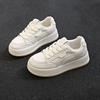 Student platform women's shoes little white shoes 2025 summer new versatile breathable leather casual height increase breathable board shoes