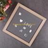 F26C 2pcs Characters for Felt Letter Board Message Board Letterboard English Letters Home Decoration Accessories Office Decor