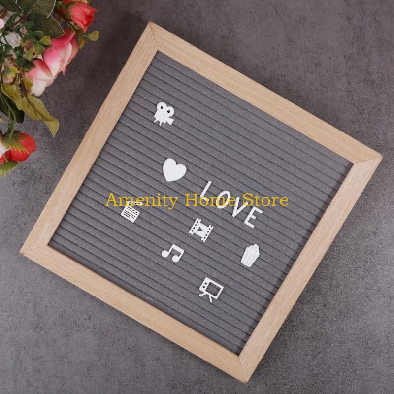 F26C 2pcs Characters for Felt Letter Board Message Board Letterboard English Letters Home Decoration Accessories Office Decor