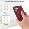 Ring Flip Lanyard Leather Wallet Card Phone Case for Samsung Galaxy S25 Edge S24 S23 S26 Ultra S22 Plus S21 FE S20 Note 20 Cover