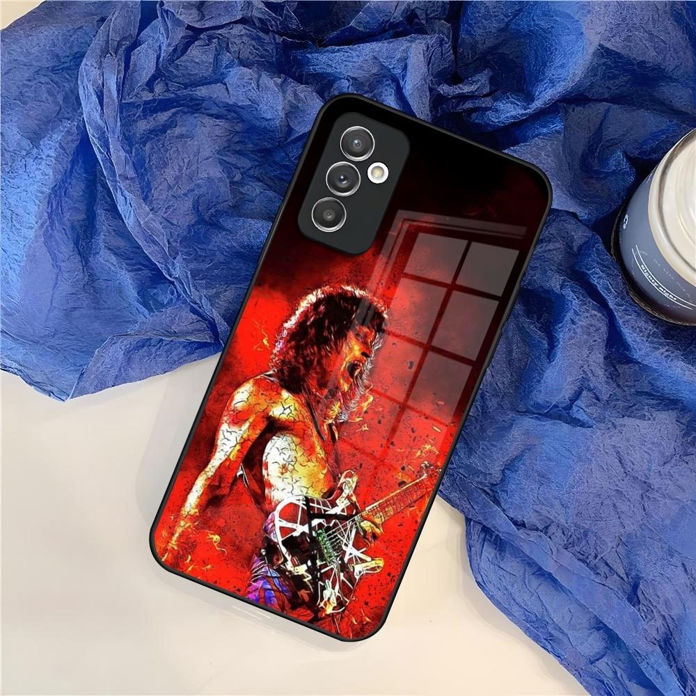 

Eddie Van Halen Graphic Guitar Phone Case for Samsung Galaxy S26 S25 S24 S30 S21 S23 S20 S22 Fe Pro Edge Ultra Plus glass Cover Galaxy S24